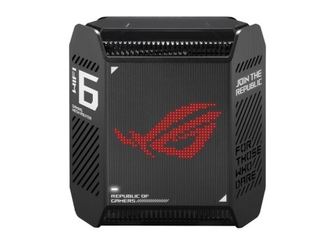 ASUS ROG Rapture GT6 (B-2-PK) Tri-band (2.4 GHz/5 GHz/5 GHz) Wi-Fi 6 (802.11ax) Czarny 4 Wewnętrzne ASUS