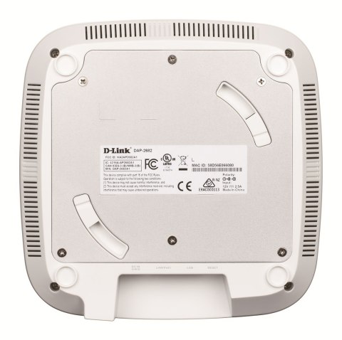 D-Link DAP-2682 Nuclias Connect Wireless AC2300 Wave 2 Dwuzakresowy punkt dostępowy PoE - 2,4 GHz - 5 GHz - 1700 Mbit/s - 64-bit D-Link
