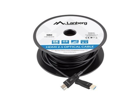 LANBERG KABEL HDMI M/M V2.1 50M 8K OPTYCZNY AOC Lanberg