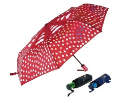 Akvarelový deštník se automaticky rozloží