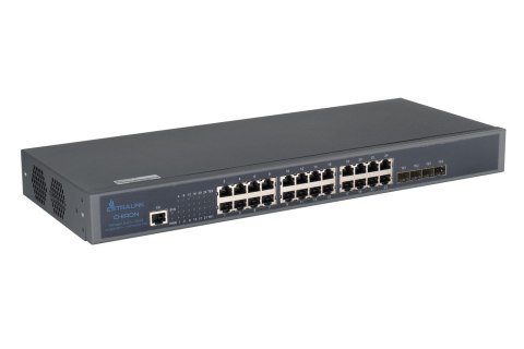 Extralink Switch Chiron 24x RJ45 1000Mb/s, 4x SFP+, L3, zarządzalny Extralink