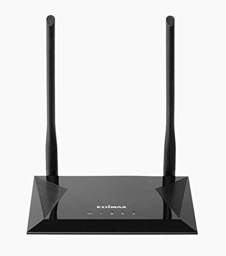 Edimax N300 router bezprzewodowy Fast Ethernet Jedna częstotliwości (2,4 GHz) Czarny EDIMAX