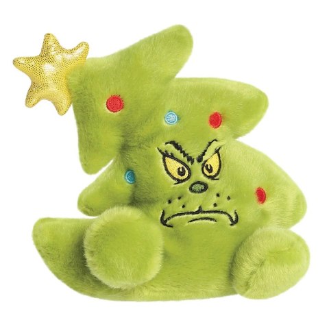 Grinch - Pluszowa maskotka Grinch w kształcie choinki świątecznej 13 cm z kolekcji Palm Pals Inny
