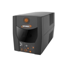 INFOSEC ZASILACZ AWARYJNY UPS X1+ 500, 500VA, 300W, 2X FR/SCHUKO INFOSEC