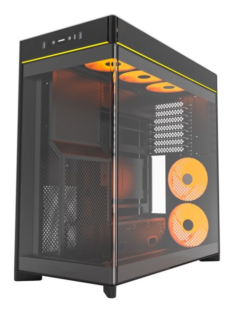 Obudowa PC Montech HS02 PRO, Midi-Tower, ATX, Szkło hartowane, ARGB Montech