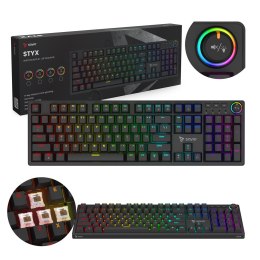 SAVIO KLAWIATURA MECHANICZNA STYX OUTEMU BROWN HOT SWAP RGB SAVIO