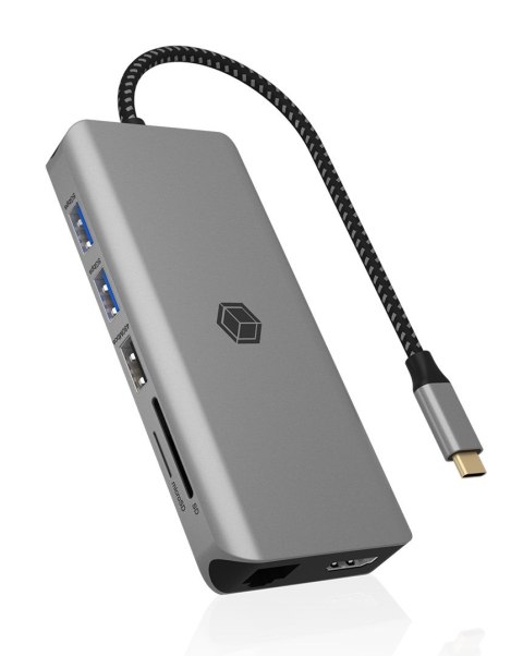Stacja dokująca D ICY BOX IB-DK4061-CPD USB-C 12-Port 100W RAIDSONIC