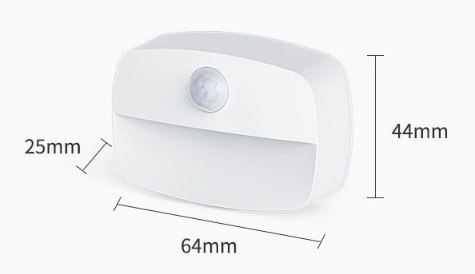 ZD156 Bezprzewodowa lampka led z czujnikiem ciepła biała ATL