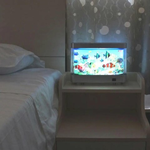 ZD99 Lampka nocna pływające rybki led ATL