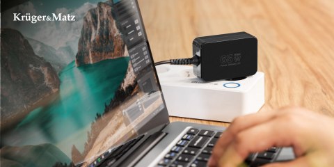 Zasilacz uniwersalny Kruger&Matz 65W z funkcją Power Delivery 7 końcówek Kruger&Matz