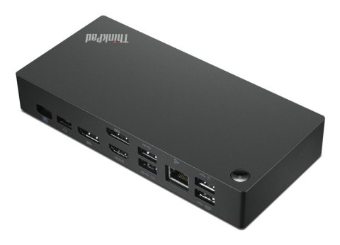 Lenovo Uniwersalna stacja dokująca ThinkPad USB-C UE Stacja dokująca Porty Ethernet LAN (RJ-45) 1 Ilość portów VGA (D-Sub) 1 Ilo Lenovo