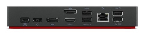 Lenovo Uniwersalna stacja dokująca ThinkPad USB-C UE Stacja dokująca Porty Ethernet LAN (RJ-45) 1 Ilość portów VGA (D-Sub) 1 Ilo Lenovo