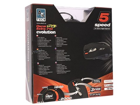Mysz A4TECH XGame Opto Oscar X710BK A4TECH
