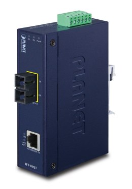 PLANET IFT-802T konwerter sieciowy 200 Mbit/s 1310 nm Niebieski Planet