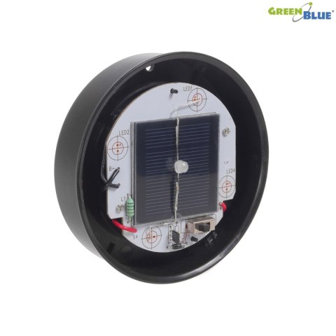 Solarna lampa wolnostojąca ogrodowa GreenBlue, kula, 20x20x53cm, kolorowy LED RGB, GB124 GreenBlue