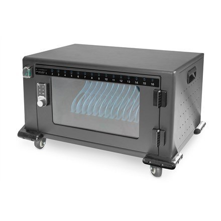 Szafa mobilna DIGITUS na kółkach do ładowania notebooków/tabletów do 14" DIGITUS