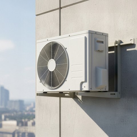 Uchwyt wspornik klimatyzatora / pompy ciepła Maclean, długość ramienia 450mm, stal galwanizowana, do 100kg, MC-622 Maclean