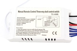 AG132B Bezprz. wł/wył 230v 4 kanały ATL