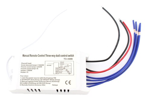 AG132B Bezprz. wł/wył 230v 4 kanały ATL