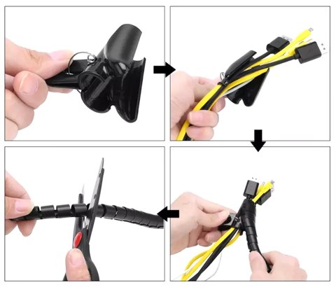 AG873 Organizer maskownica kabli 2m ATL