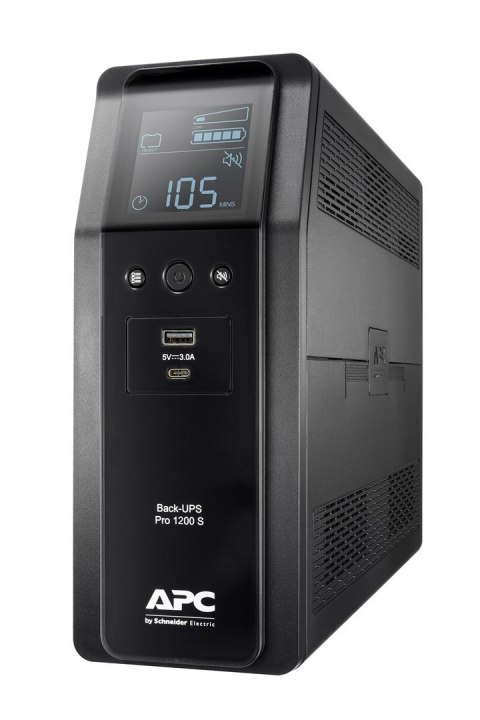 BACK UPS PRO BR 1200VA/SINEWAVE8 OUTLETS AVR LCD INTERF APC