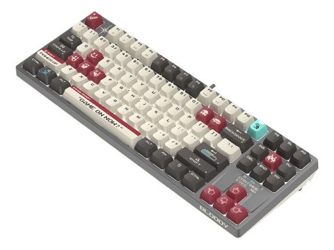 Klawiatura mechaniczna A4TECH BLOODY S87 Pixels Red USB (BLMS RED Plus Switches) A4TECH