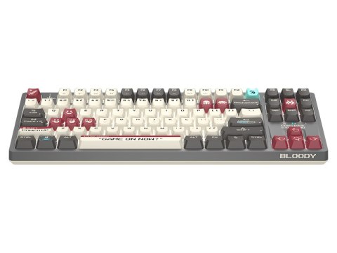 Klawiatura mechaniczna A4TECH BLOODY S87 Pixels Red USB (BLMS RED Plus Switches) A4TECH