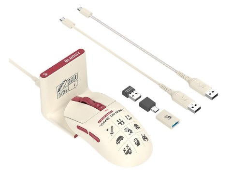 Mysz A4TECH BLOODY R72 ULTRA DUO Pixels Red A4TECH