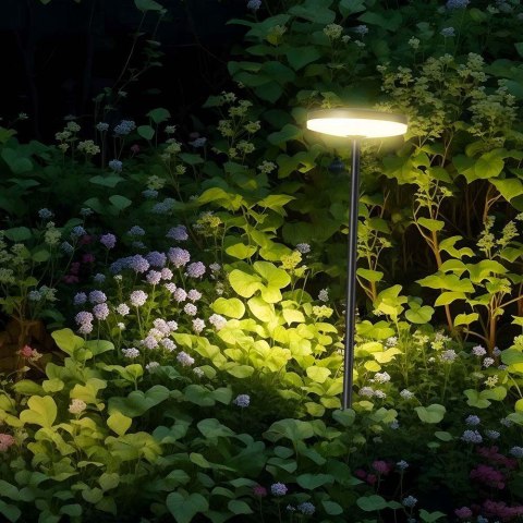 Oprawa ogrodowa słupek LED V-TAC 2-funkcje 12W IP65 80cm antracyt VT-1160 3000K 1135lm