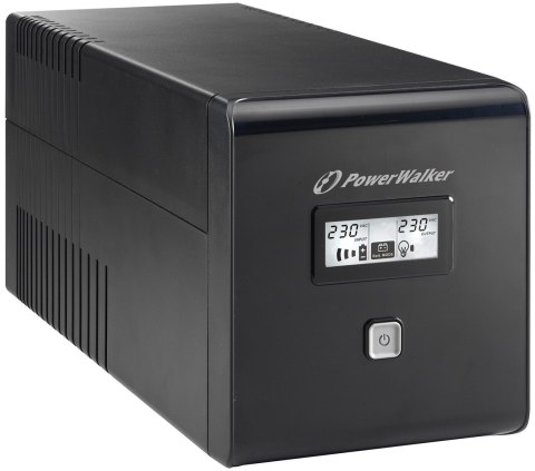 PowerWalker VI 1000 LCD 1 kVA 600 W 4 x gniazdo sieciowe POWER WALKER