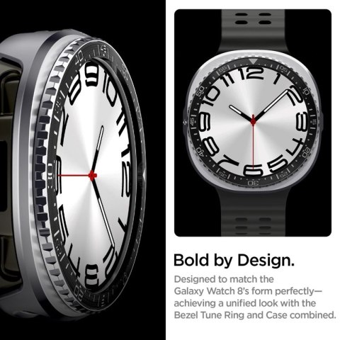 Spigen Bezel Tune Pro Diver - Obudowa / Pierścień ochronny do Samsung Galaxy Watch 8 44 mm (Black) Spigen