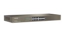 Tenda TEG1016G łącza sieciowe Nie zarządzany Gigabit Ethernet (10/100/1000) 1U Niebieski Tenda