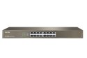 Tenda TEG1016G łącza sieciowe Nie zarządzany Gigabit Ethernet (10/100/1000) 1U Niebieski Tenda