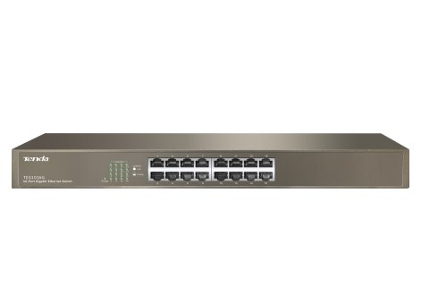 Tenda TEG1016G łącza sieciowe Nie zarządzany Gigabit Ethernet (10/100/1000) 1U Niebieski Tenda