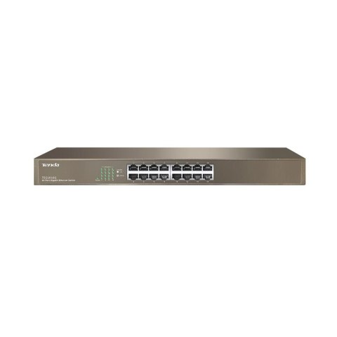 Tenda TEG1016G łącza sieciowe Nie zarządzany Gigabit Ethernet (10/100/1000) 1U Niebieski Tenda