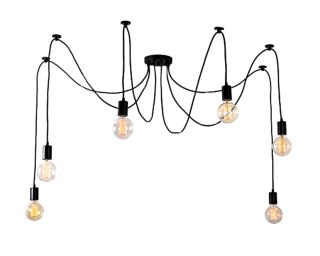 ZD74 Lampa sufitowa 6 ramion żyrandol ATL