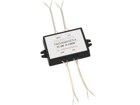 150W třícestný reproduktorový crossover v Blow boxu