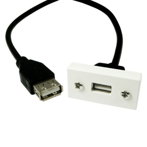 Adapter Mosaic 22,5x45 Gniazdo USB-USB 2.0 na kabl