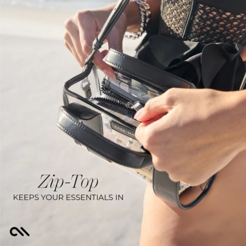 Case-Mate Micro Tote Bag - Wodoodporna torba na ramię (Black/Clear)
