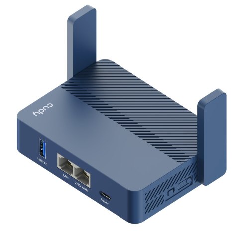 Cudy AX3000 router bezprzewodowy Gigabit Ethernet Niebieski CUDY