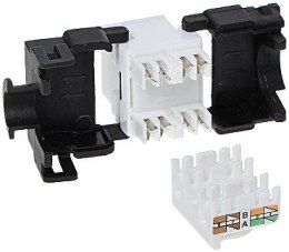 Gniazdo keystone RJ45 kat.6A nieekranowane zaciska