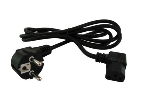 Kabel zasilający komputerowy kątowy 3m