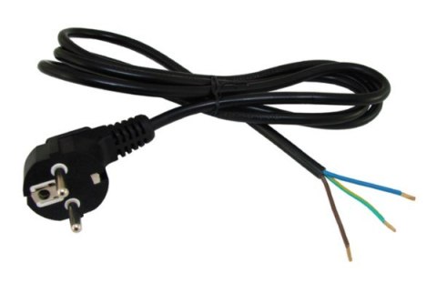 Kabel zasilający montażowy z wtykiem kątowym 1,5m