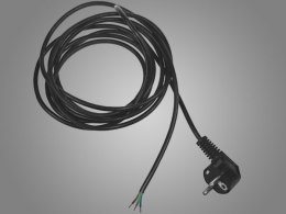 Kabel zasilający montażowy z wtykiem kątowym 5m cz