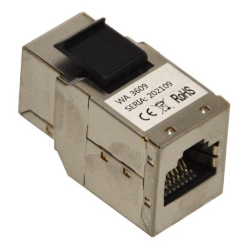 Łącznik RJ45 STP kat.6A Keystone do montażu w pane