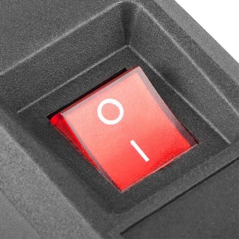 Listwa przepięciowa 5 gniazd 5,0m czarna ARMAC R5