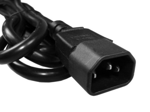 Listwa zasilająca 1U 19" 9 gniazd wtyk C14 z kabl