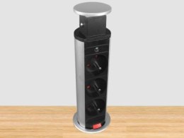 Listwa zasilająca COLUMN KZ 3 gniazda 2m