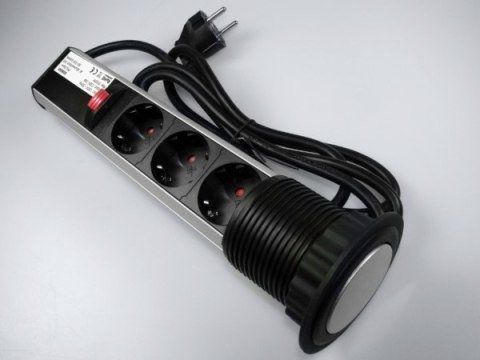 Listwa zasilająca COLUMN KZ 3 gniazda schuko 2m