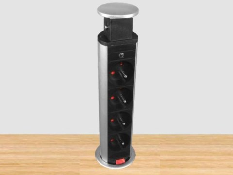 Listwa zasilająca COLUMN KZ 4 gniazda 2m